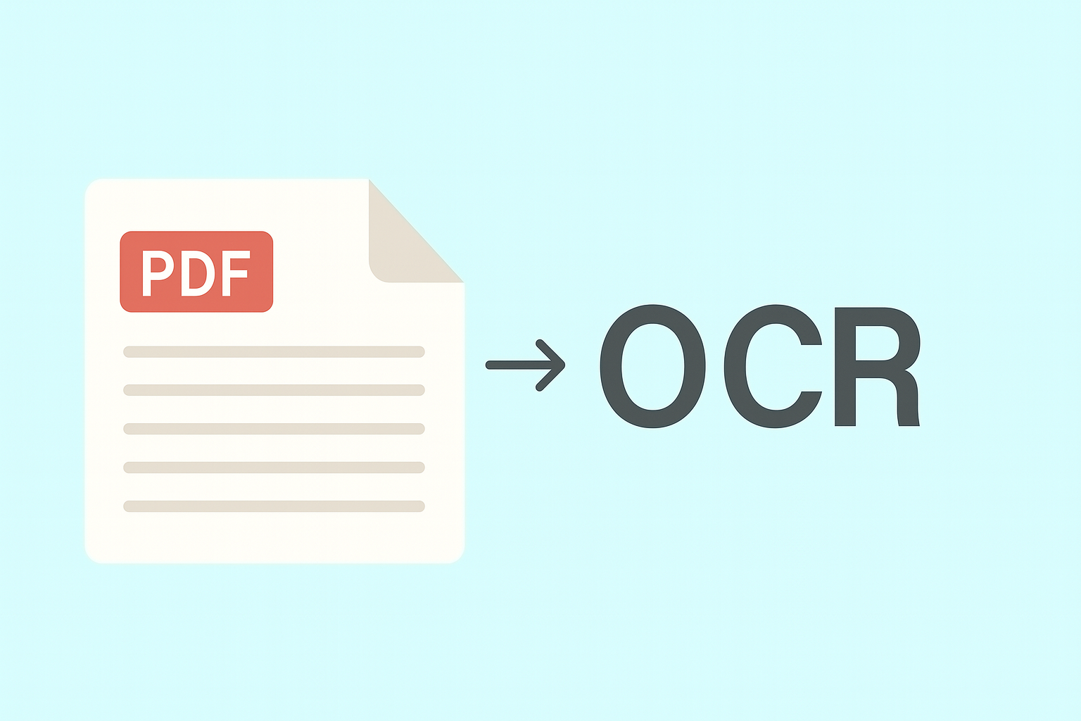 وظيفة OCR في ملفات PDF